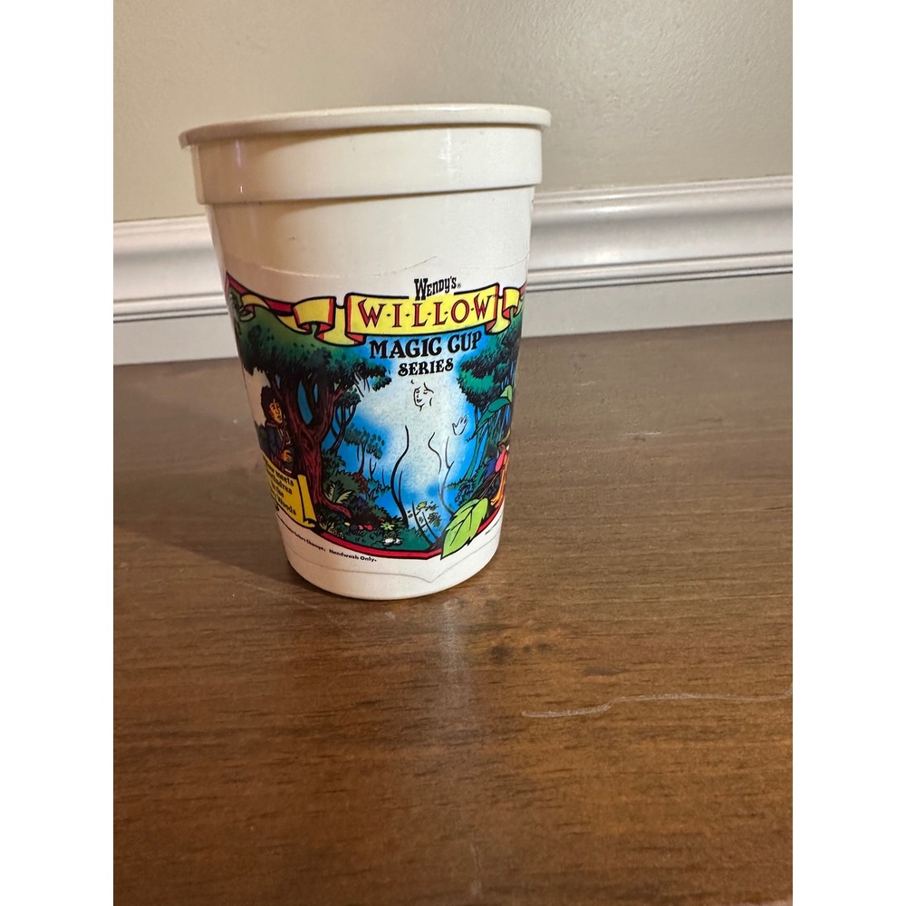 Wendy's Willow Magic Cup Series Vintage Collectible Plastic Tumbler